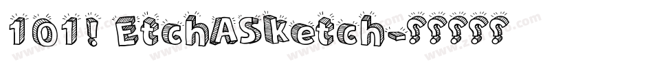 101! EtchASketch字体转换